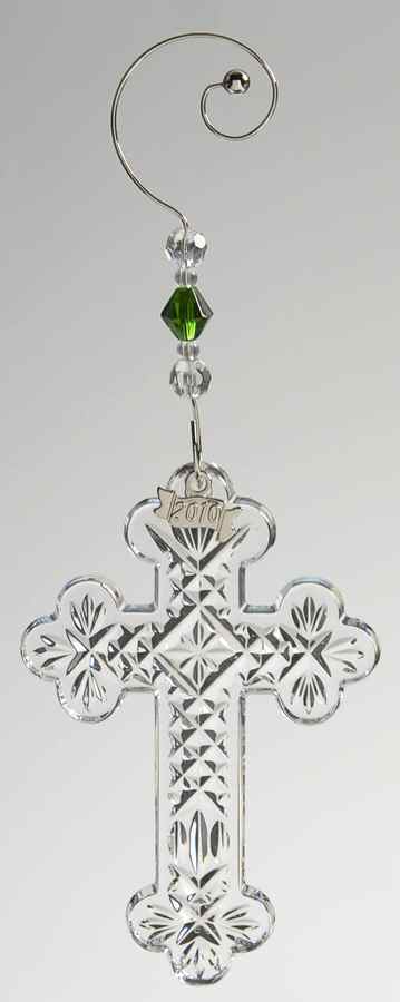 Cross Ornament 2010 Cross - No Box by Waterford Crystal-1