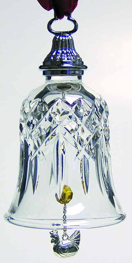 Twelve Days of Christmas #2 Three French Hens - Boxed by Waterford Crystal-1