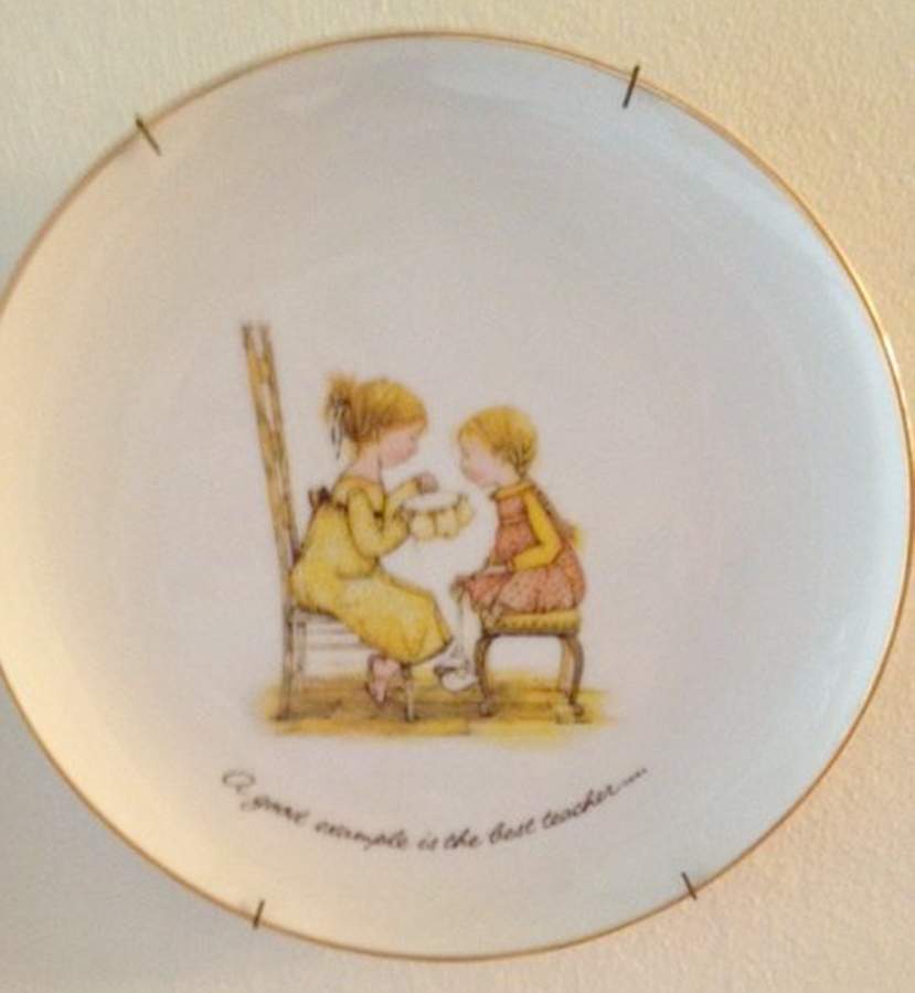 Holly Hobbie Plate A Good Example - No Box by World Wide Art-1