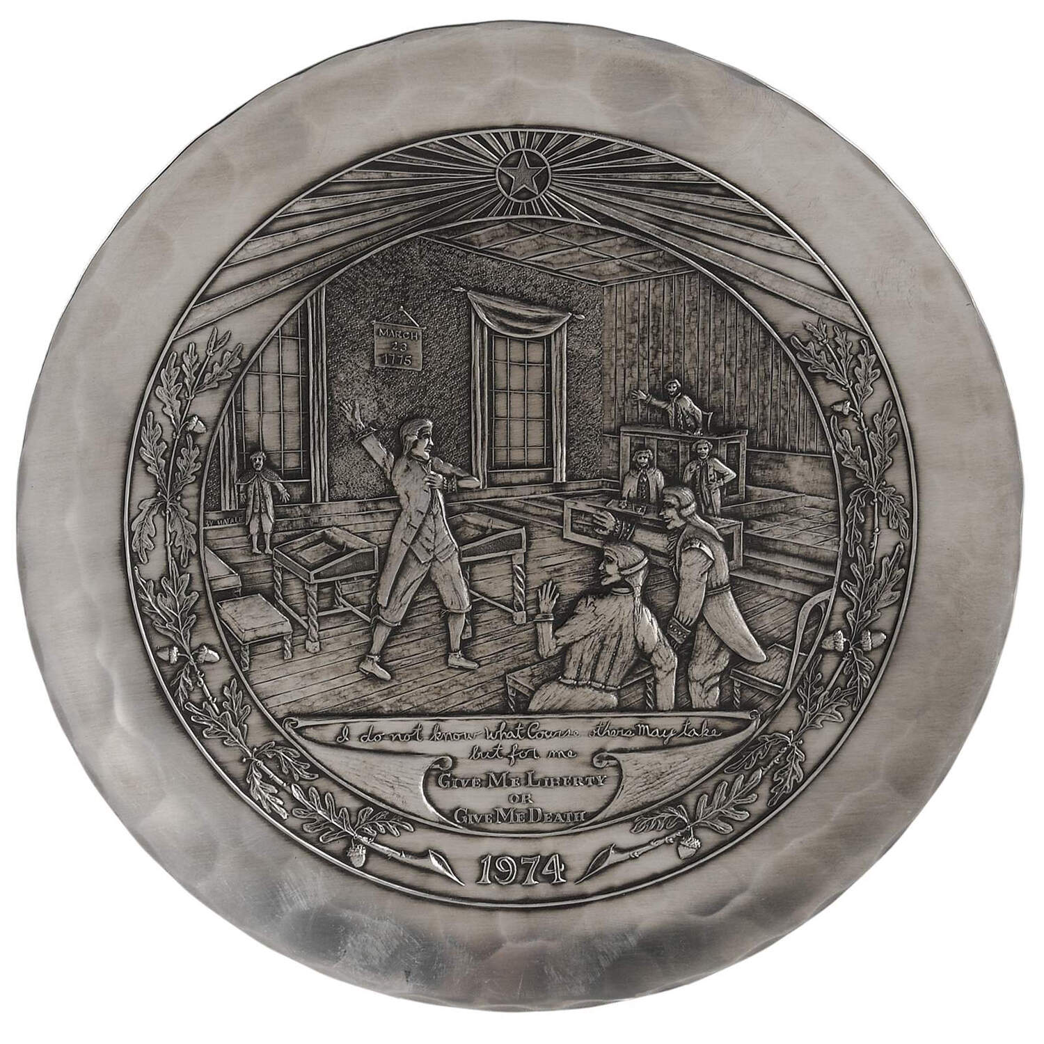 Great Moments In History Give Me Liberty Or Give Me Death - No Box by Wendell August-1