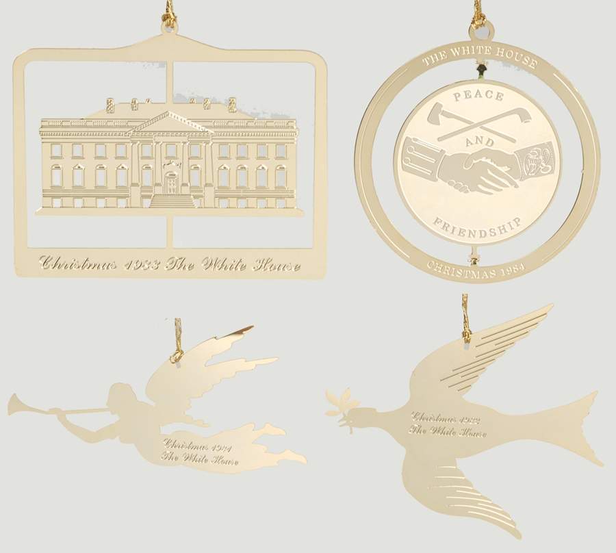 White House Historical Association 1981-1984 Set Of 4 - With Box by White House Historical Association-1