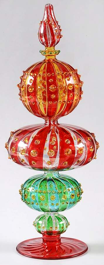 Venetian Collection-Marquis Venetian Red Tree Topper - Boxed by Waterford Crystal-1