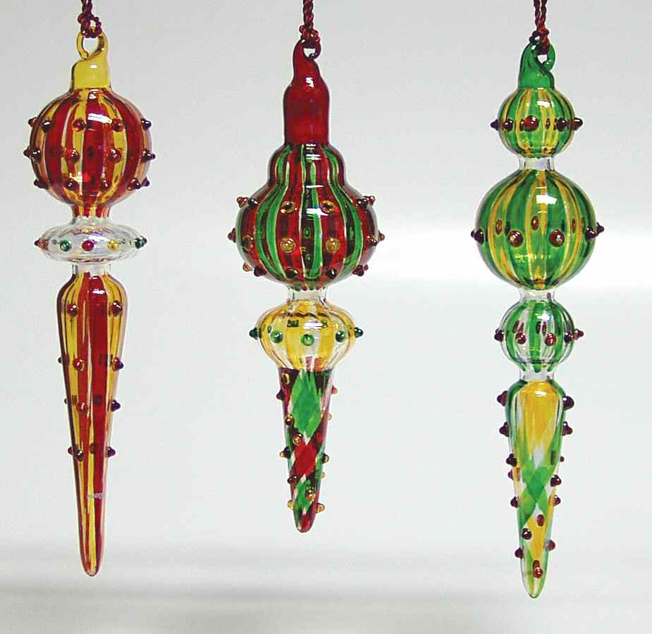 Venetian Collection-Marquis Venetian Striped Spires Set Of 3 - Boxed by Waterford Crystal-1