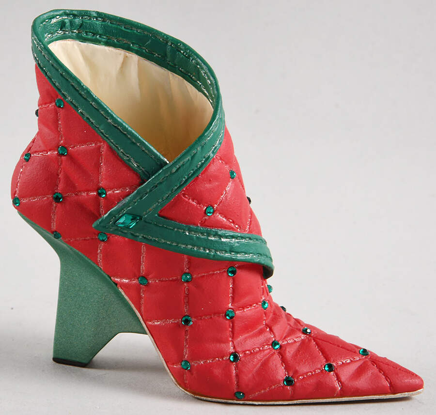 Christmas Eve Ball - Annual Holiday Shoe Pure Velvet - Boxed by Willitts Galleries-1