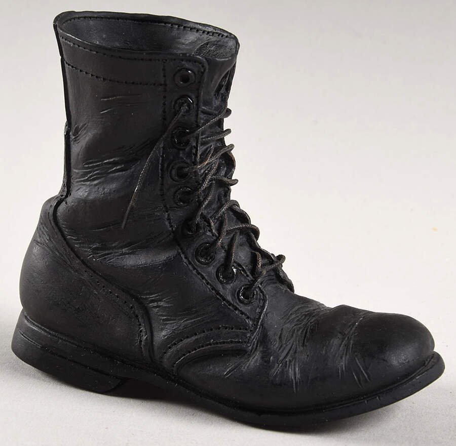 Just the Right Shoe Military Boot - Boxed by Willitts Galleries-1