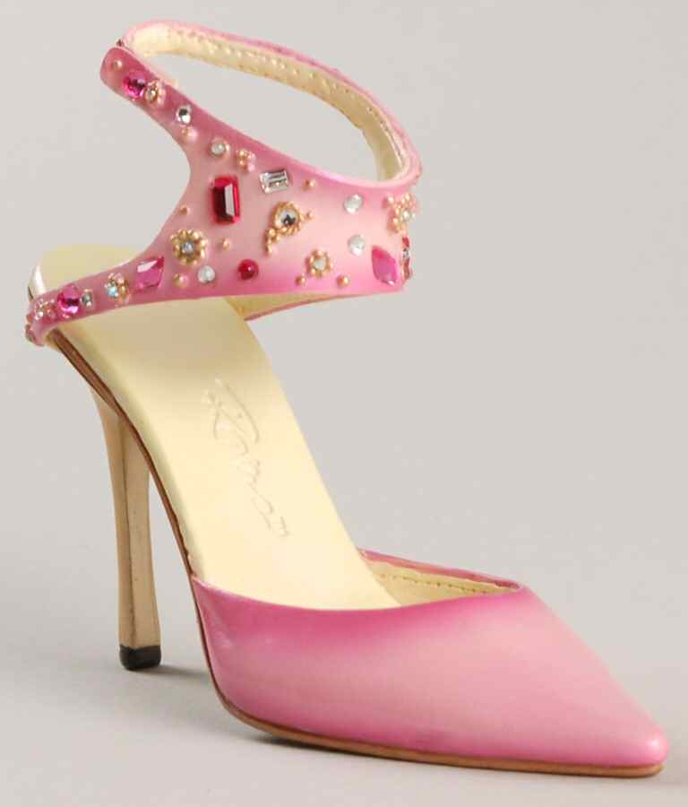 Just the Right Shoe Pink Poodle - With Box by Willitts Galleries-1