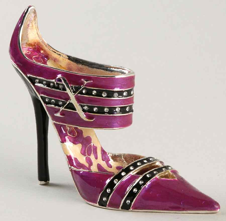 Annual Metal & Enamel Shoe Perfect 10 - Boxed by Willitts Galleries-1