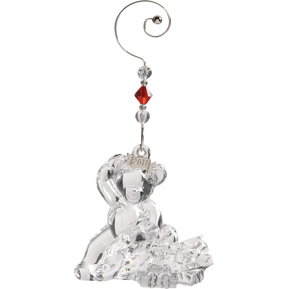 Christmas Wonders Ornaments Teddy Bear With Presents - Boxed by Waterford Crystal-1