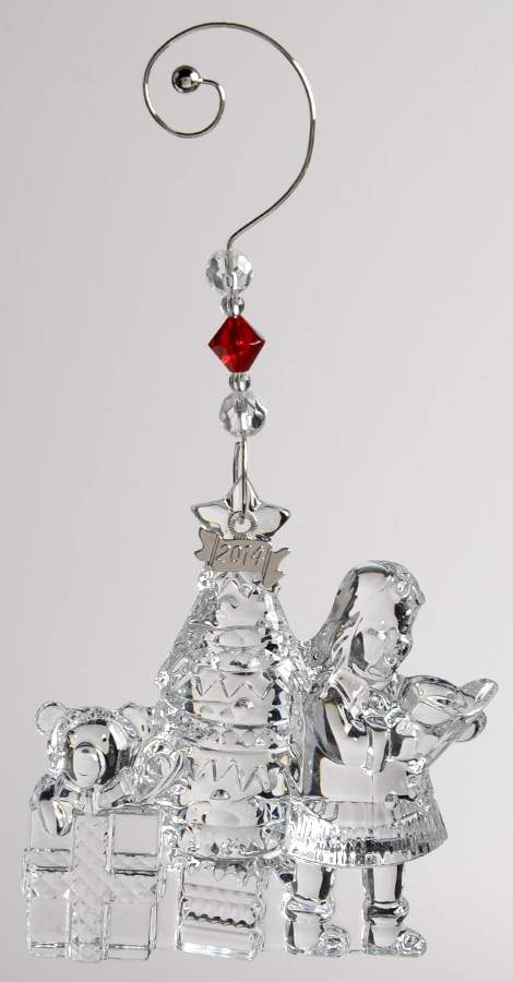 Christmas Wonders Ornaments Girl With Tree - Boxed by Waterford Crystal-1