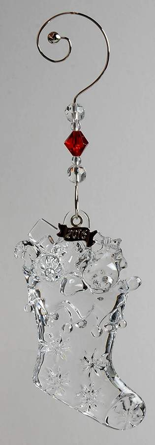 Christmas Wonders Ornaments Stocking With Presents - Boxed by Waterford Crystal-1