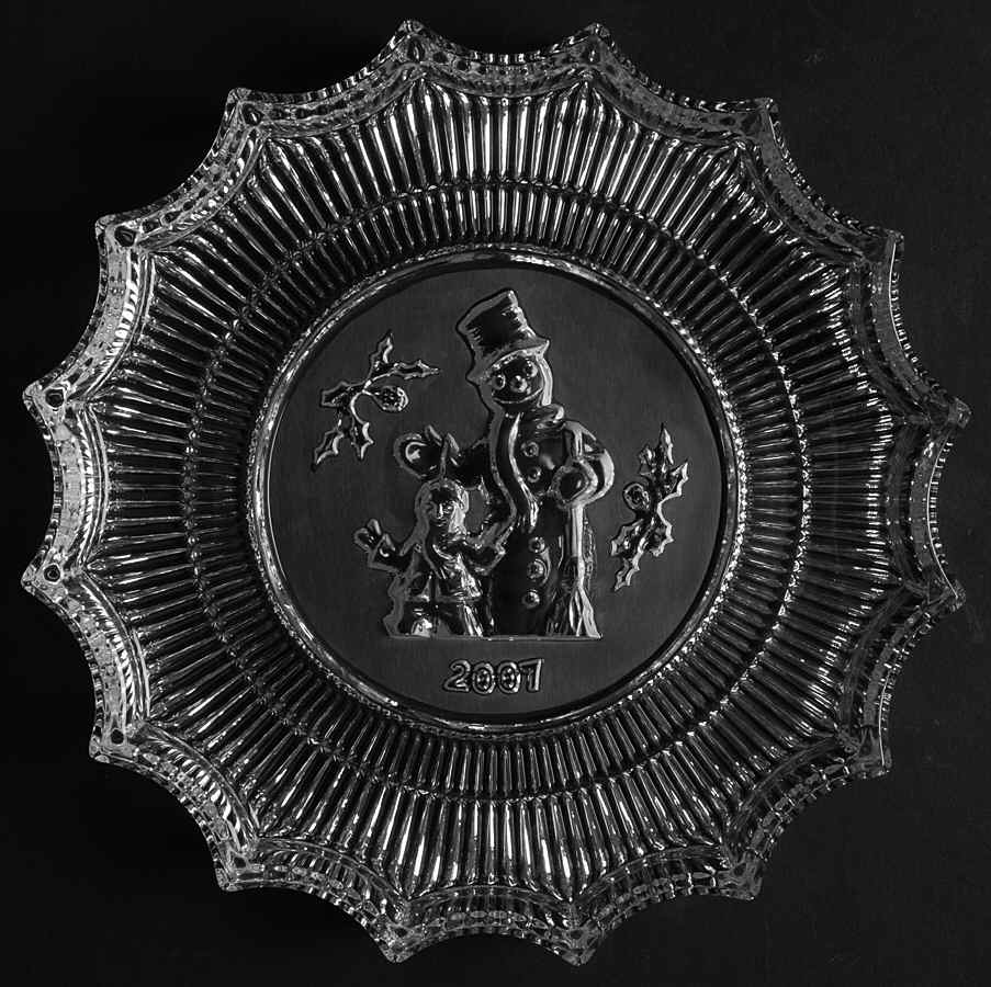 Christmas Wonders Plates Jolly Snowman - Boxed by Waterford Crystal-1