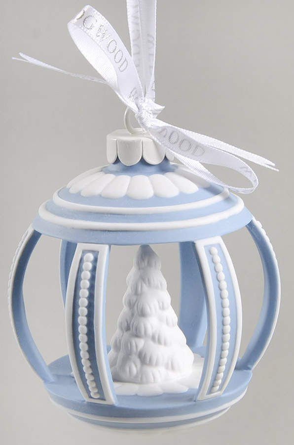 Jasperware Ball Ornaments Holiday Tree-Blue - Boxed by Wedgwood-1