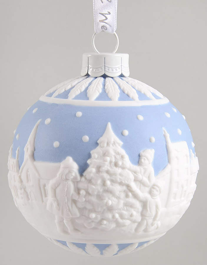 Jasperware Ball Ornaments Christmas Village - Boxed by Wedgwood-1