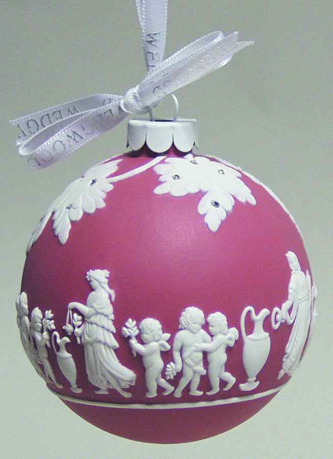 Jasperware Ball Ornaments Icon-Red - Boxed by Wedgwood-1