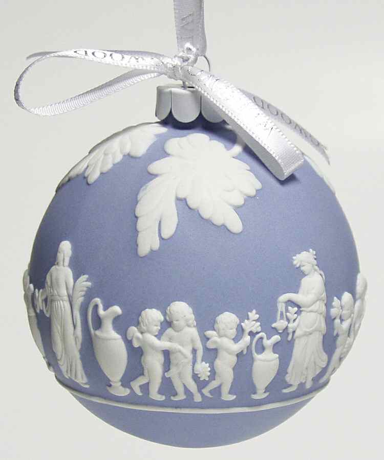 Jasperware Ball Ornaments Icon-Blue - Boxed by Wedgwood-1