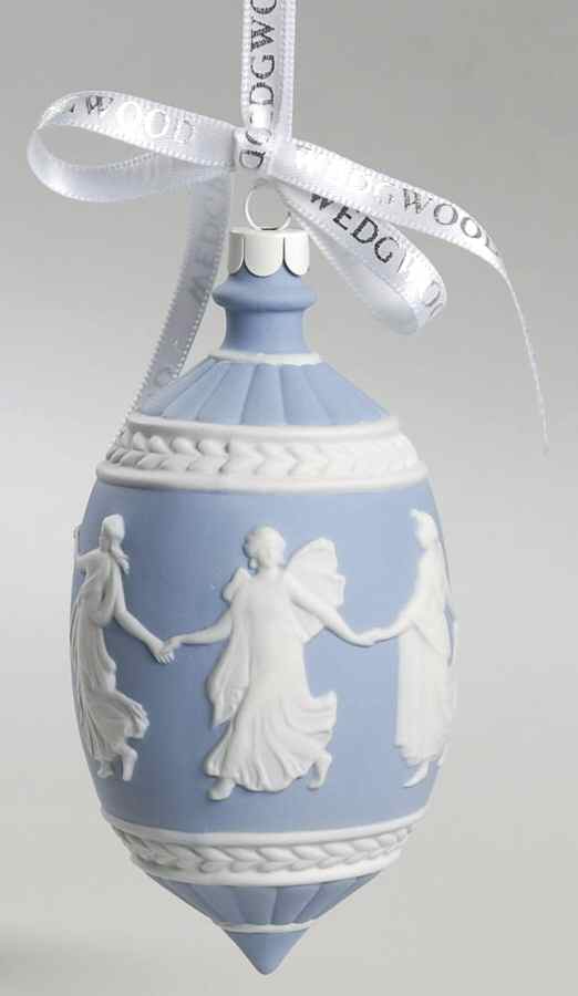 Jasperware Ball Ornaments Neoclassical Relief - Boxed by Wedgwood-1