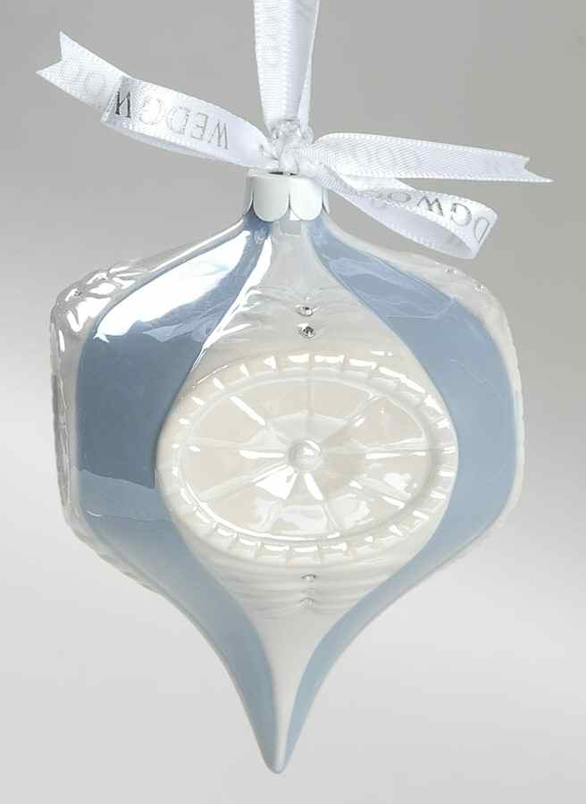 Jasperware Ball Ornaments Blue Lustre - Boxed by Wedgwood-1