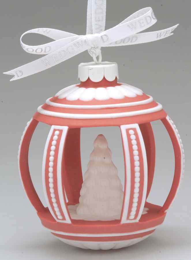 Jasperware Ball Ornaments Holiday Tree-Red - Boxed by Wedgwood-1