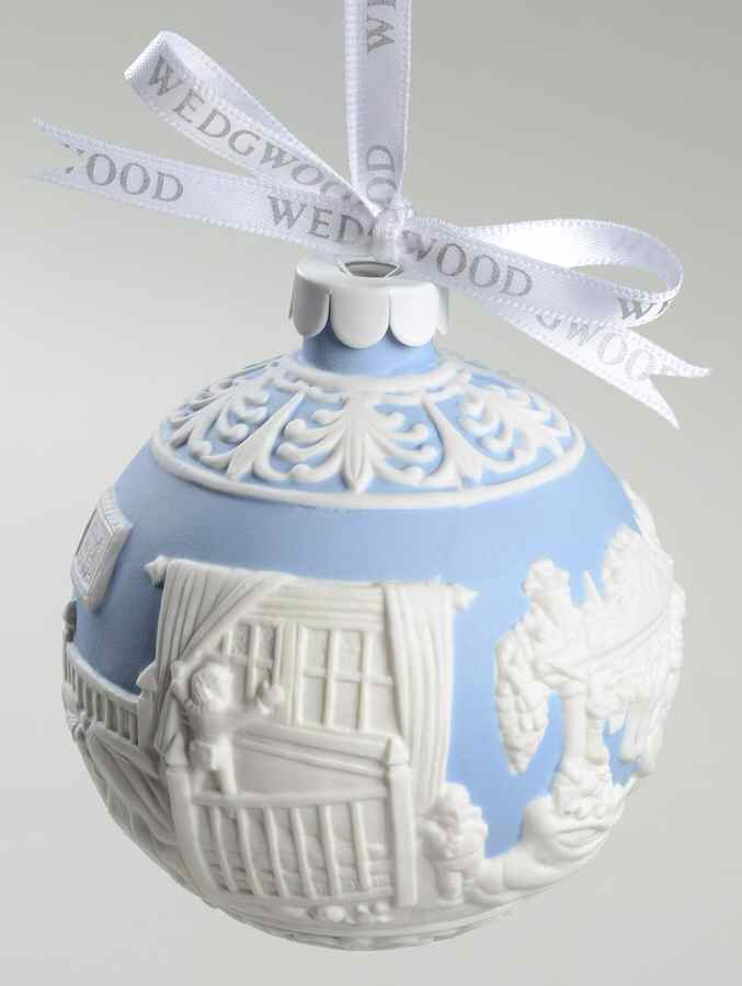 Jasperware Ball Ornaments The Night Before Chiristmas - No Box by Wedgwood-1