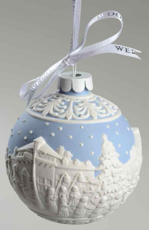 Jasperware Ball Ornaments Carol Singers - Boxed by Wedgwood-1