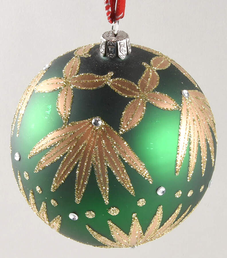 Holiday Heirloom Red, Green, Gold Star Of Wonder-Gold/Green - No Box by Waterford Crystal-1