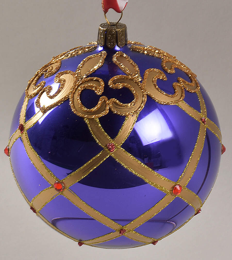 Jewel Tones, Brights, Pastels Amethyst Ball - Boxed by Waterford Crystal-1