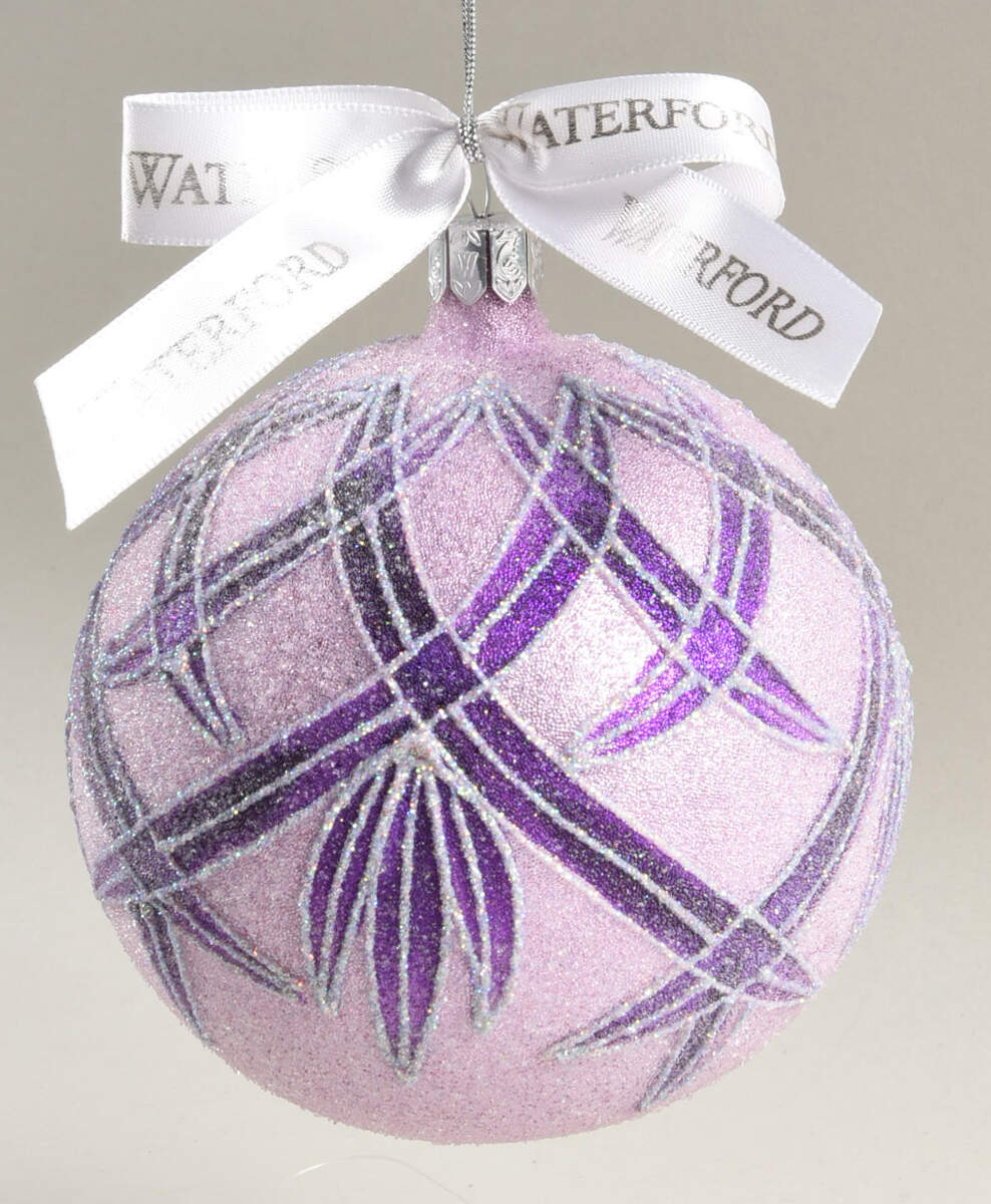 Jewel Tones, Brights, Pastels Ashbourne Violet Sugar Ball - Boxed by Waterford Crystal-1