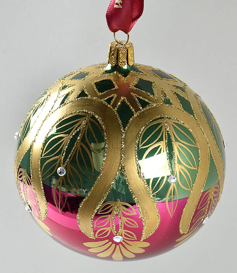 Jewel Tones, Brights, Pastels Maharaja Peacock Ball - Boxed by Waterford Crystal-1