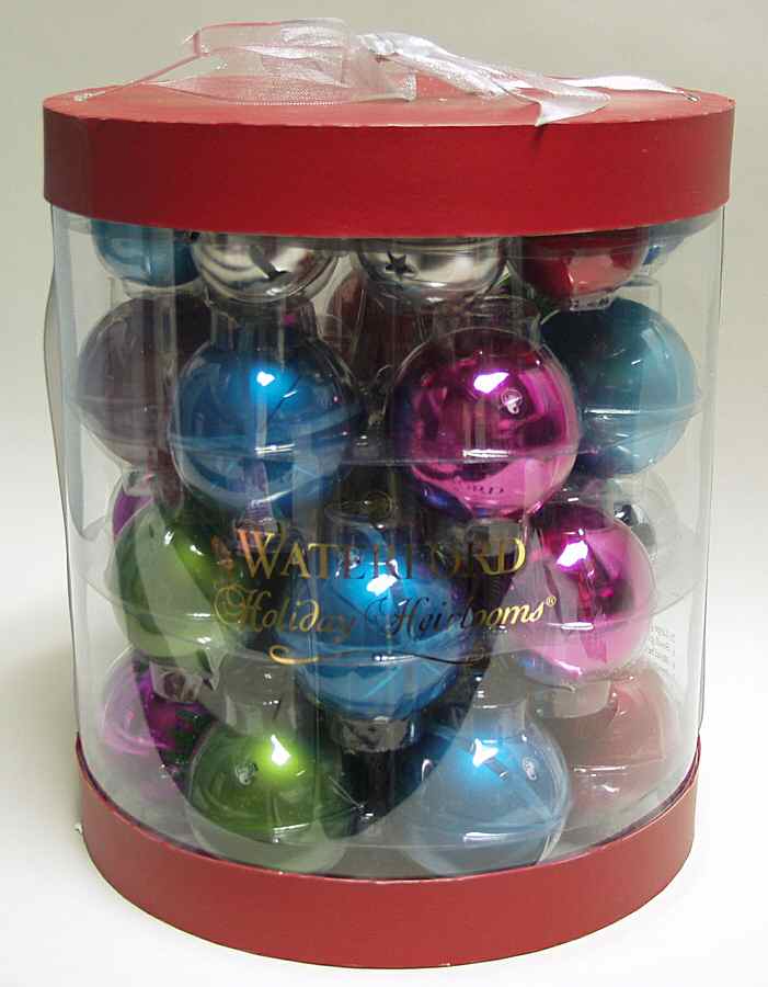Jewel Tones, Brights, Pastels Charisma  Balls (Set Of 32) - No Box by Waterford Crystal-1