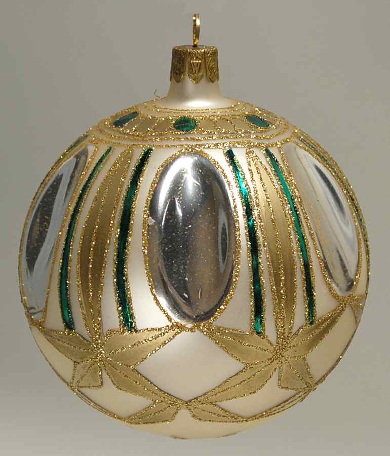Opulence-Gold, Silver, White, Champagne Gold And Silver Ball - Boxed by Waterford Crystal-1
