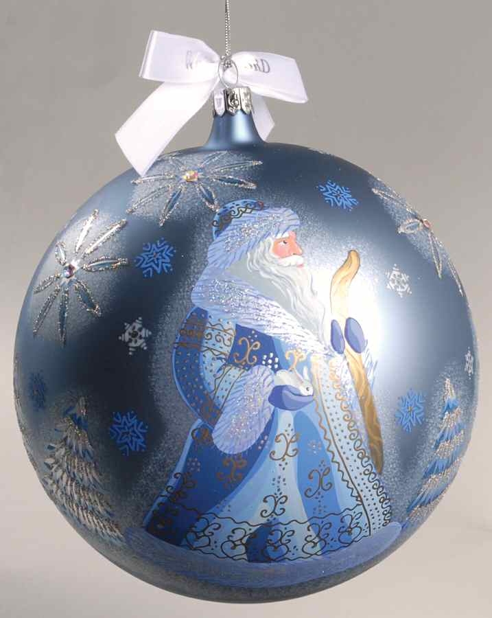 Holiday Heirloom Masterpiece Winter Wonderland Santa - No Box by Waterford Crystal-1