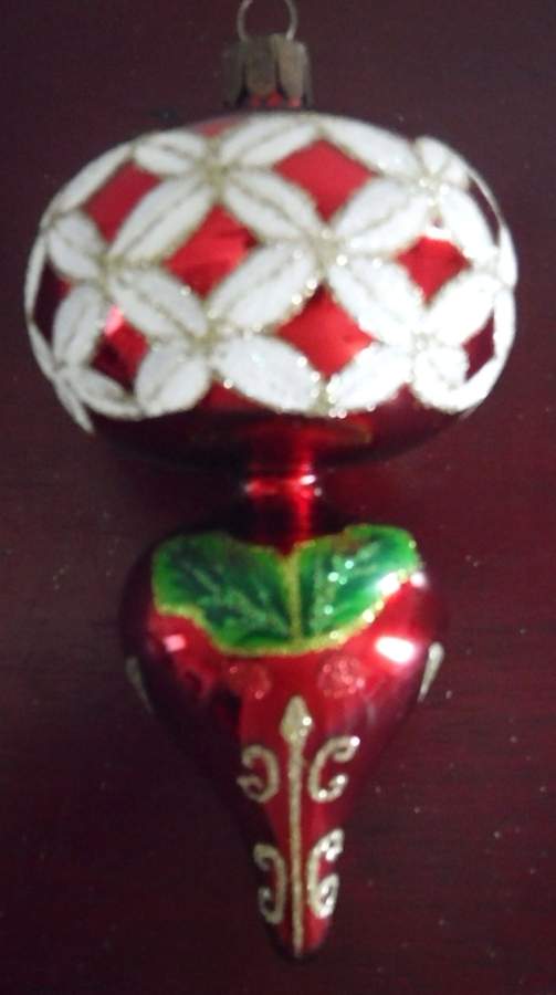 Holiday Heirloom Red, Green, Gold Crimson Spire - Boxed by Waterford Crystal-1