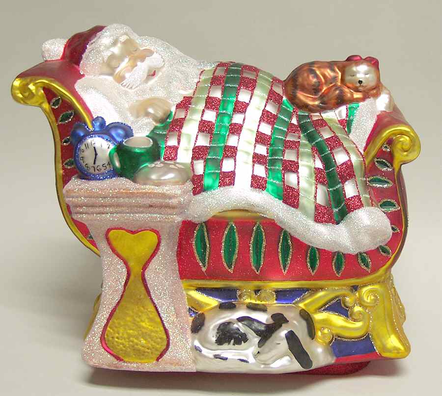 Holiday Heirloom Centerpiece Sleeping Santa - Boxed by Waterford Crystal-1