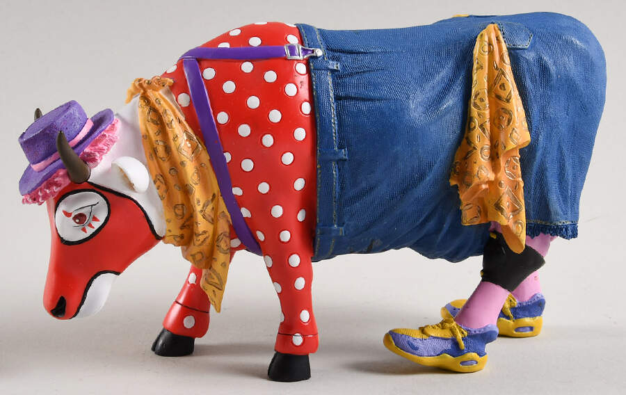 Cow Parade Bull Fight'n Bossie - Boxed by Westland Giftware-1