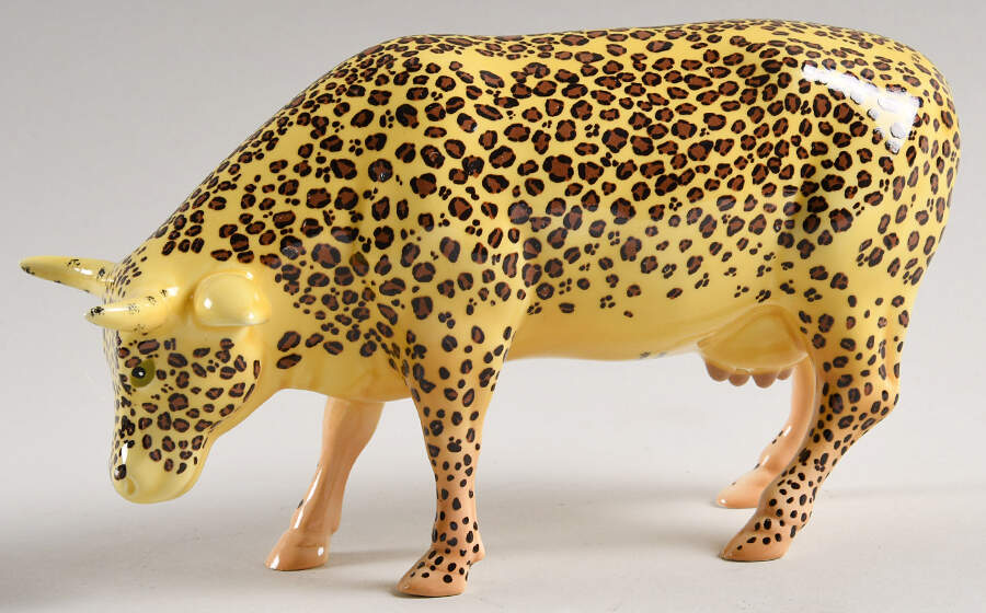 Cow Parade Leopard Cow - No Box by Westland Giftware-1