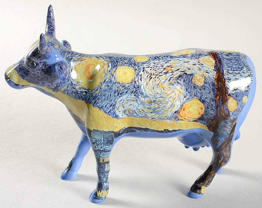 Cow Parade Starry Starry Cow - Boxed by Westland Giftware-1