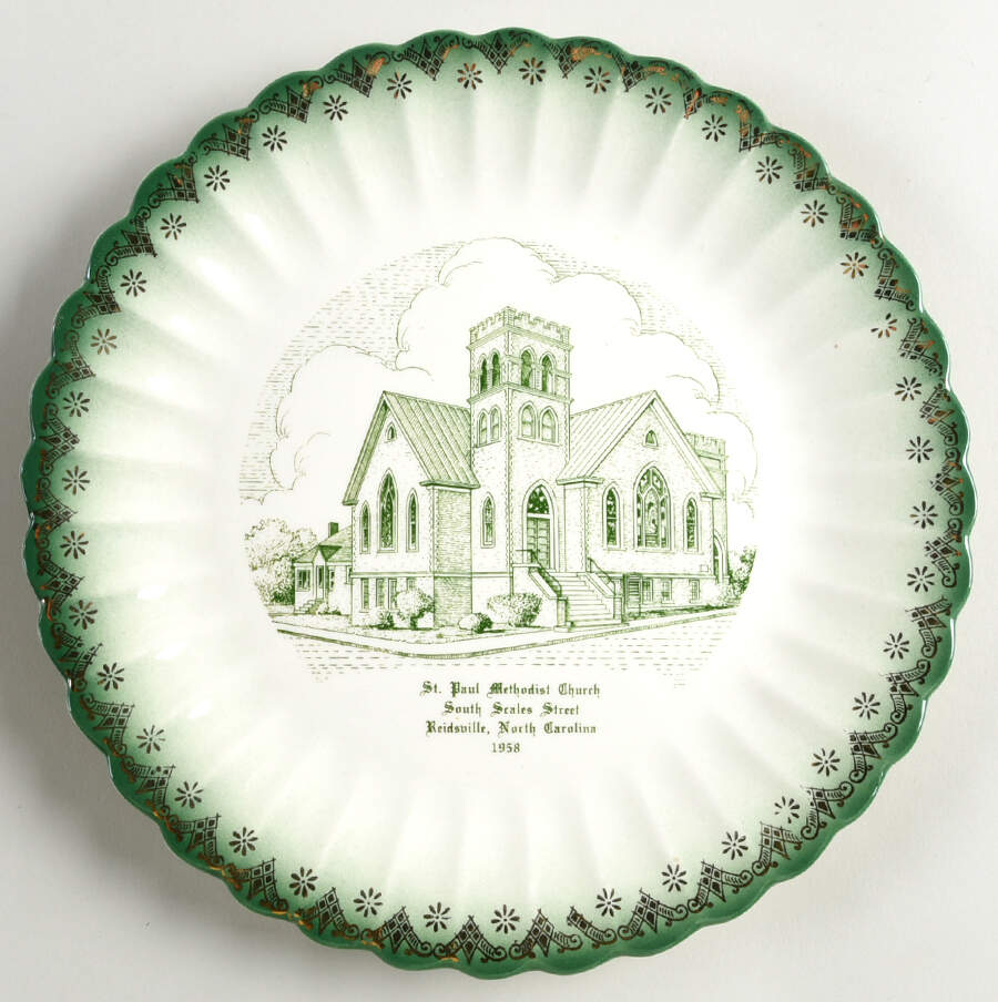 Church Plates St. Paul Methodist Church - No Box by World Wide Art-1
