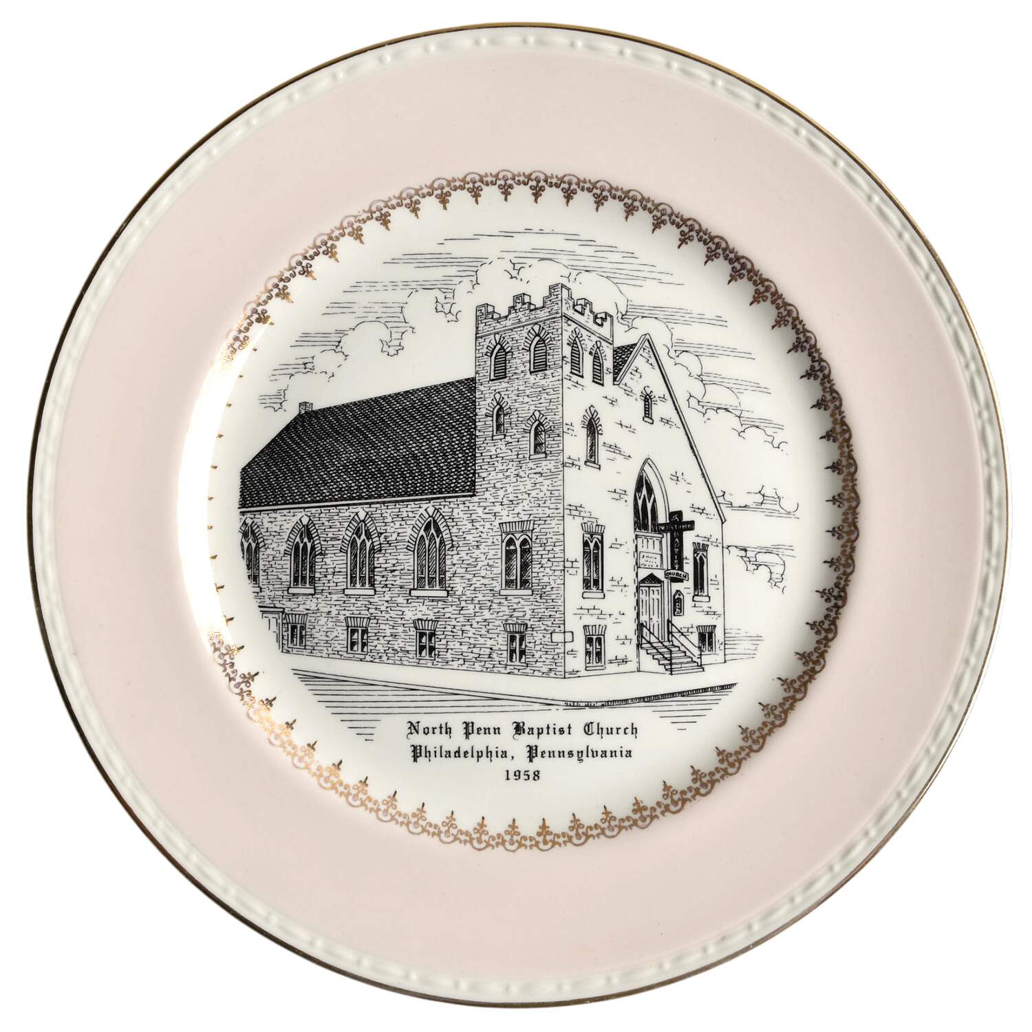 Church Plates North Penn Baptist Church - No Box by World Wide Art-1