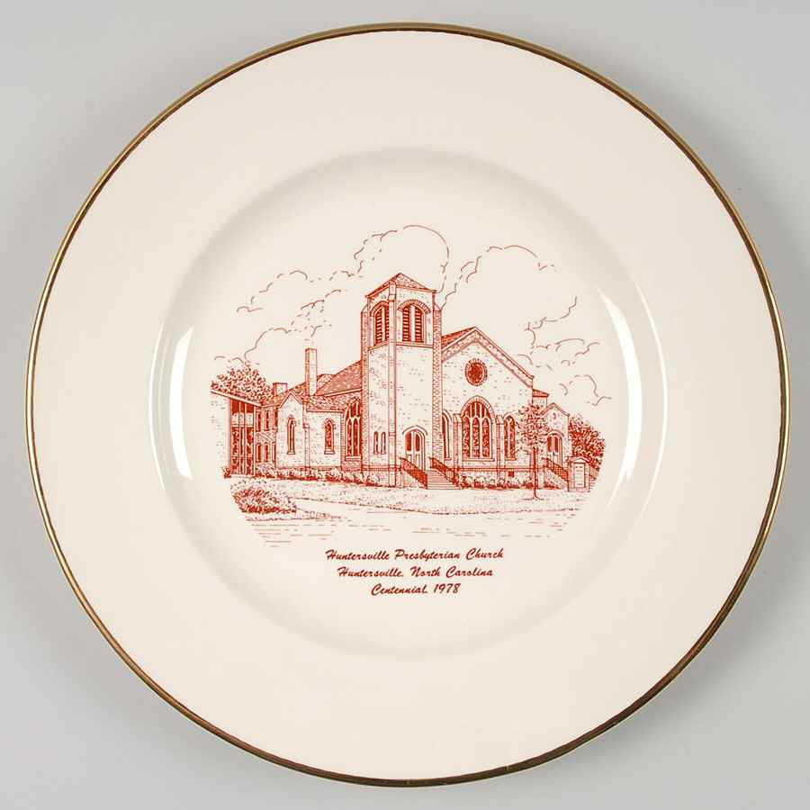 Church Plates Huntersville Presbyterian Church - No Box by World Wide Art-1