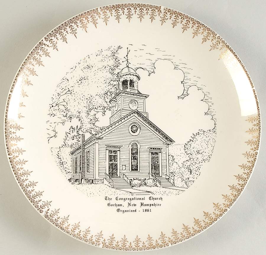 Church Plates Congregational Church - No Box by World Wide Art-1