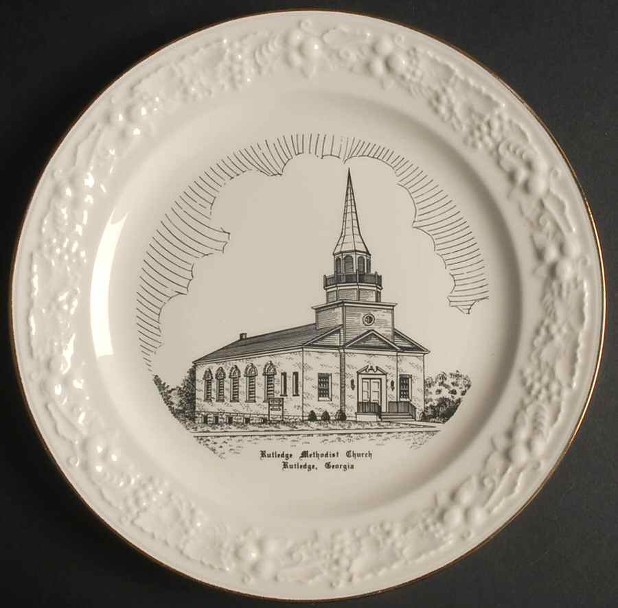 Church Plates Rutledge Methodist Church - No Box by World Wide Art-1