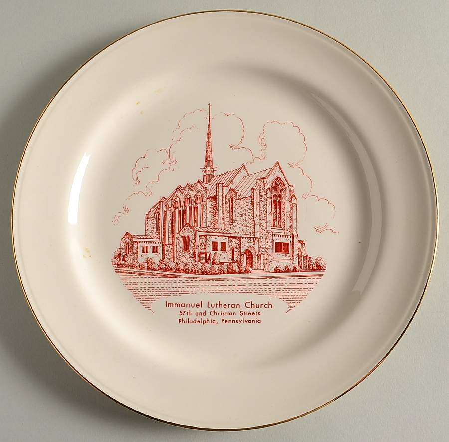 Church Plates Immanuel Lutheran Church - No Box by World Wide Art-1