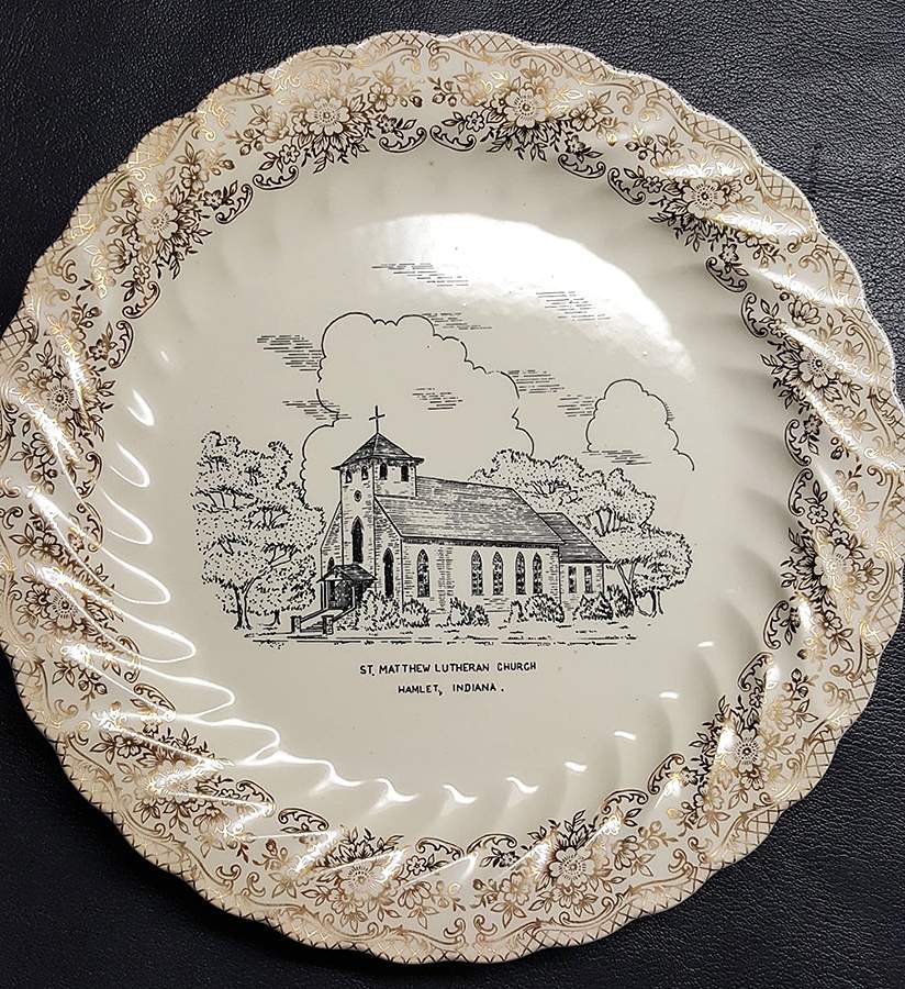 Church Plates St Matthew Lutheran Church - No Box by World Wide Art-1