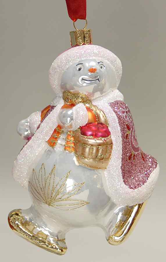Snowy Village 10th Anniversary Snow Lass Skater-Anniversary - No Box by Waterford Crystal-1