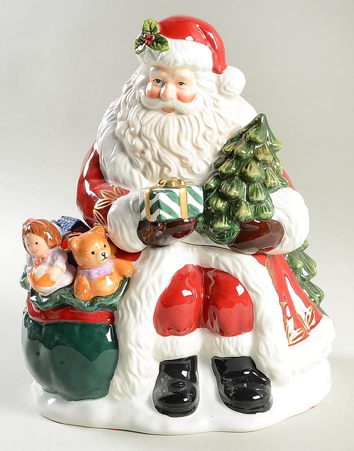 Holiday Heirloom Giftware Cookie Jar Gift From Santa - Boxed by Waterford China-1