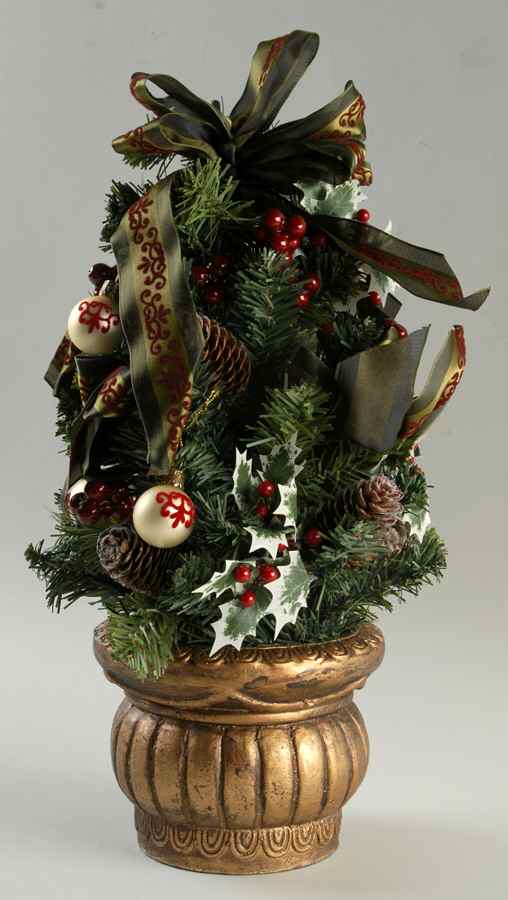 Holiday Heirloom Giftware Cypress Elegance Table Tree - Boxed by Waterford China-1