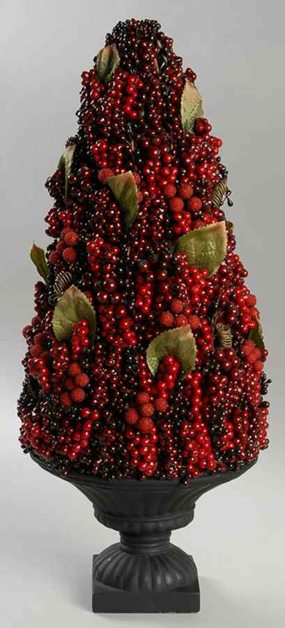 Holiday Heirloom Giftware Red Pepper Berry Tree - No Box by Waterford China-1