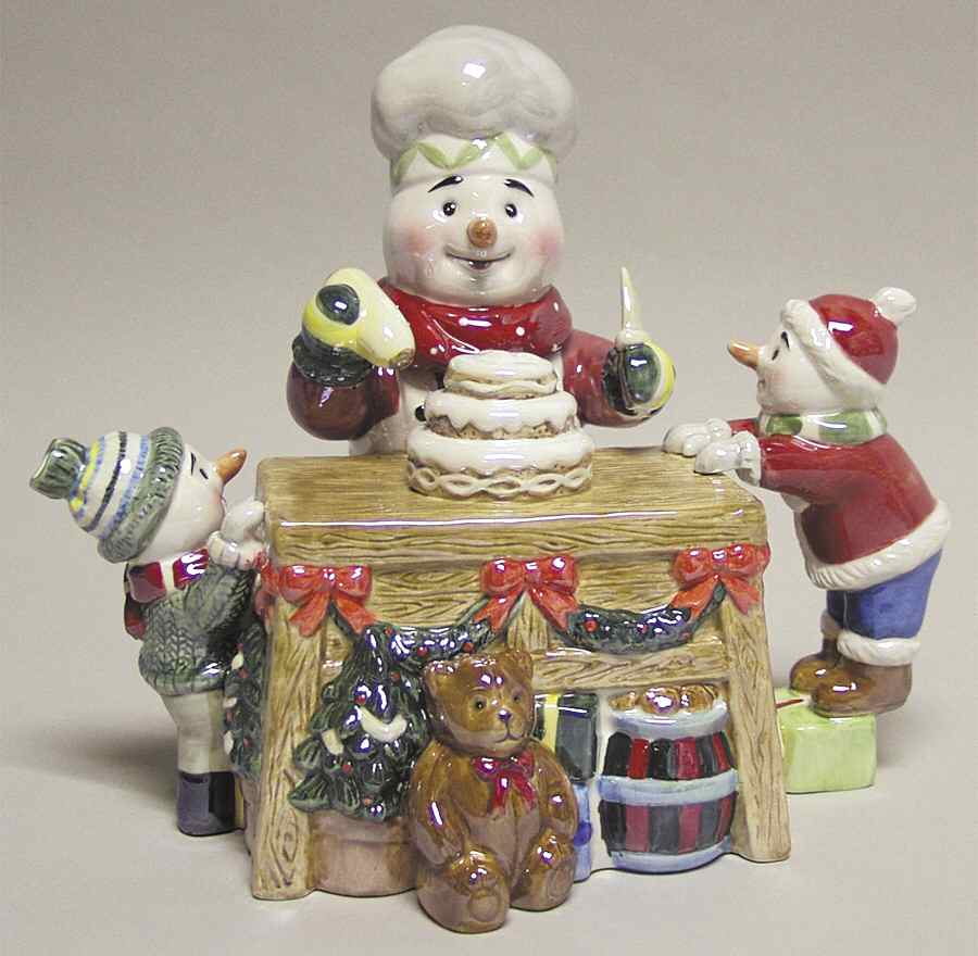Holiday Heirloom Giftware Snowy Village Baking Time Teapot - Boxed by Waterford China-1