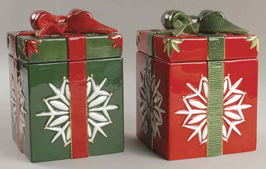 Holiday Heirloom Giftware Snowflake Gift Boxes Set Of 2 - Boxed by Waterford China-1