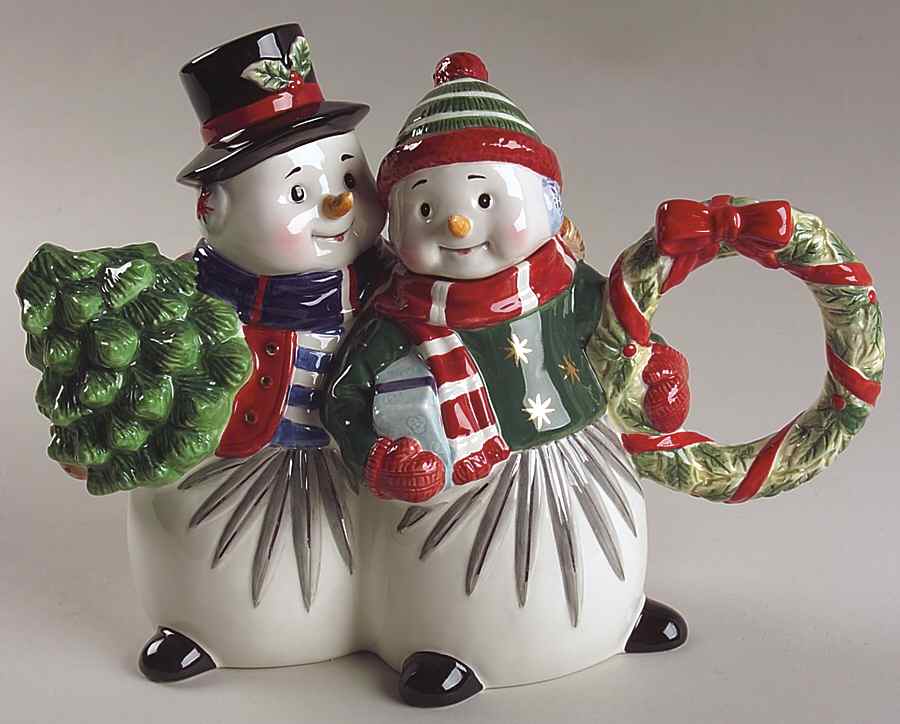 Holiday Heirloom Giftware Wonderland Walk Teapot - Boxed by Waterford China-1